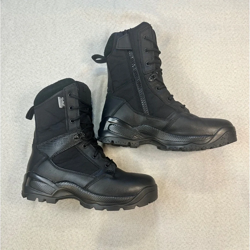 5.11 Tactical ATAC 2.0 8 Storm Waterproof Side Zip Boots Black 12392ABR Mens 9